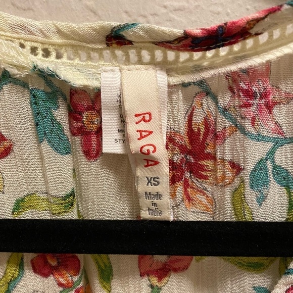 Raga My Paradise Floral Crop Top Size XS - Picture 5 of 8